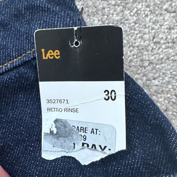 NWT Lee Dark Wash Denim Mini Skirt Size 30 Western Fall - Picture 6 of 7